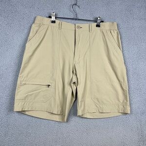 Patagonia Mens Ripstop Cargo Shorts Size L Beige 11” Inseam Regular Fit